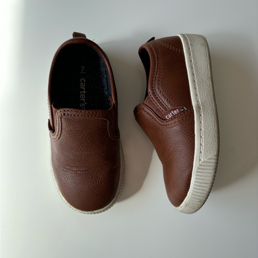 Carter's Brown Slip-On Shoes